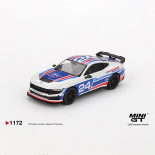 MINIGT 1:64 福特Ford Mustang Dark Horse #24合金汽车模型 1172