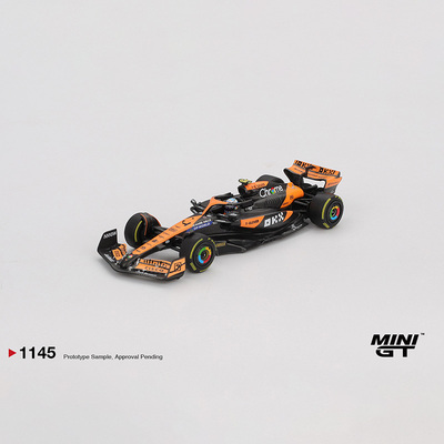 MINIGT 1:64迈凯伦MCL38 #4 Lando Norris 2024 F1合金车模型1145