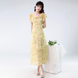 法式 清新碎花连衣裙收腰显瘦气质长裙 2026年夏新款 实拍大货已出