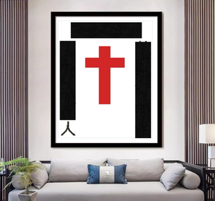 红十字精准印花十字绣1415不是成品自己绣不带框