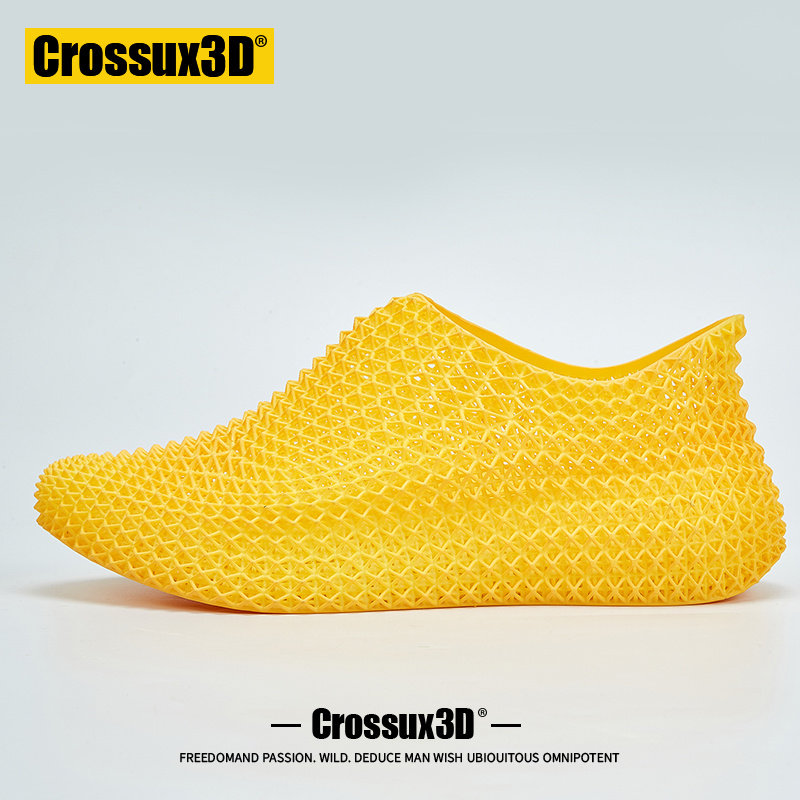 Crossux3D打印洞洞鞋男款夏季真3d打印透气虫洞登月新型凉拖鞋女