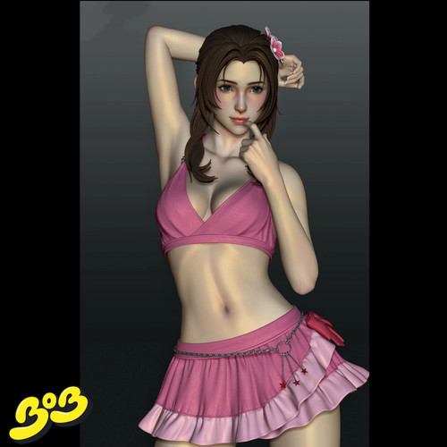 【BOB2】预留 FANCY ART FF游戏 AERITH 爱丽丝 BIKINI 雕像摆件