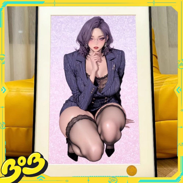 【BOB2】代购现货 星空 坐姿组长 美丽新世界韩漫金组长 装饰画