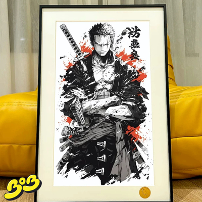【BOB2】现货 星空 水墨索隆 路飞娜美山治乔巴罗宾ZORO 装饰画