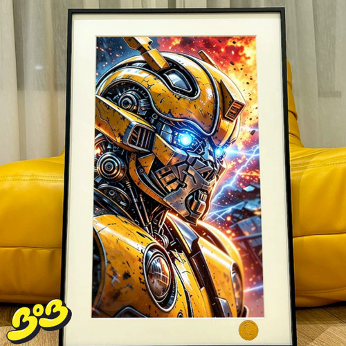 【BOB2】现货 星空 大黄蜂 TRANSFORMERS 擎天柱霸天虎 装饰画