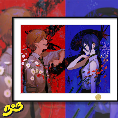 【BOB2】现货 H2工作室 蕾塞电次 REZE魔人炸弹恶魔 装饰画