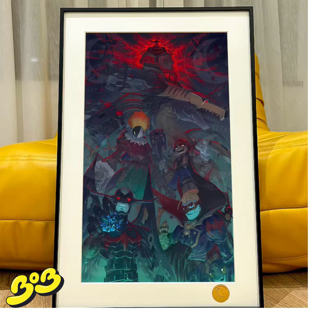 【BOB2】代购现货 星空 钢铁海龙兽暴龙兽 小丑皇吸血魔兽 装饰画