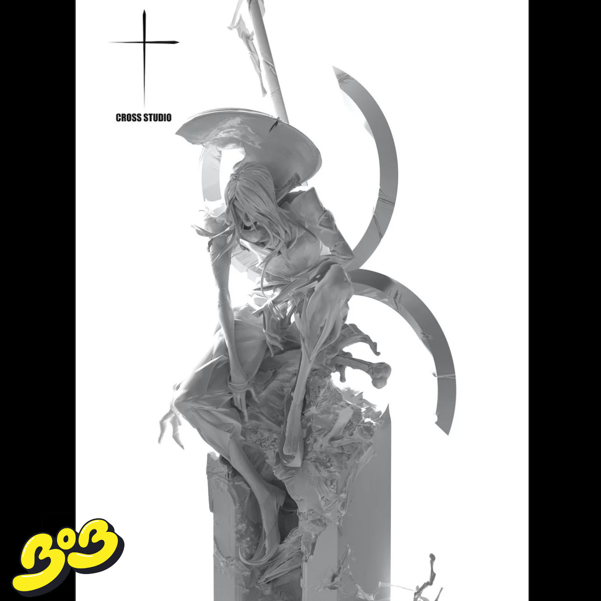 【BOB2】代购预留 CROSS 十刃系列 螳螂诺 CR5TLN 雕像潮玩摆件