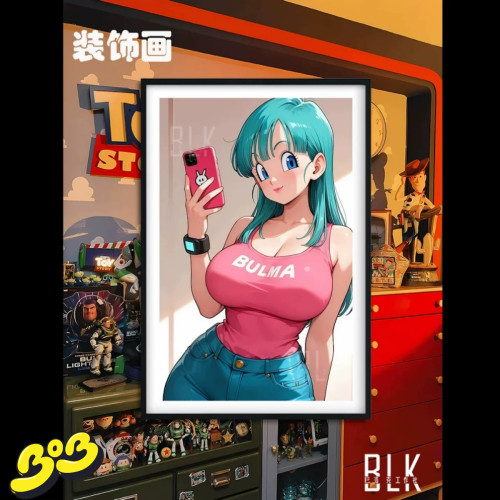 【BOB2】代购现货 巴洛克 自拍布玛 布尔玛卡卡罗特悟空 装饰画