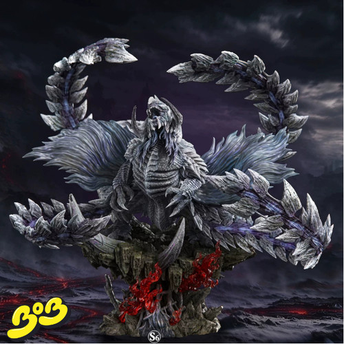 【BOB2】订金 S6工作室 飞龙种 白狐之影 锁刃龙 S6BSRL 雕像摆件
