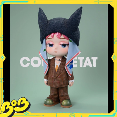 【BOB2包邮】代购现货 DUCKTOYS GD BLACK RABBIT 500%潮流雕像