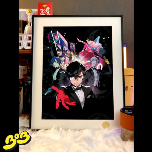 【BOB2】代购现货 星空 女神异闻录 雨宫莲高卷杏新岛真 装饰画