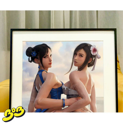 【BOB2】现货 星空 春丽蒂法 FF7最终幻想TIFA爱丽丝 装饰画