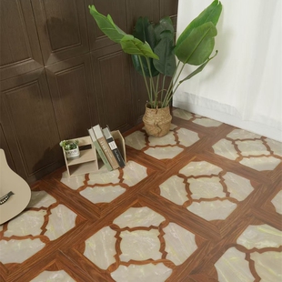 拼花60木地板锁扣强化复合环保耐磨防水地板厂家直销商业酒店卧室