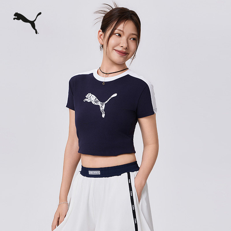 修身短款运动BabyTee女PUMA彪马										