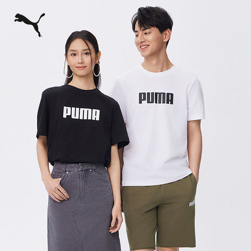 纯棉LOGO宽松短袖T恤PUMA彪马
