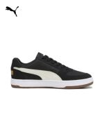 PUMA CAVEN 394666, a classic and retro black leather sneakers for men and women, is a breathable casual summer shoe thumbnail 5