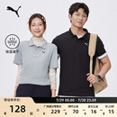 吸湿速干修身 男女PUMA彪马商务风翻领运动上衣528700 短袖 Polo衫