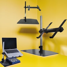 DJ打碟机架 DJ stand 可旋转笔记本架 DJ电脑支架 桌面可升降DJ架