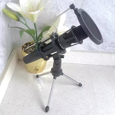 黑色蜂巢电容话筒防震架麦克风夹