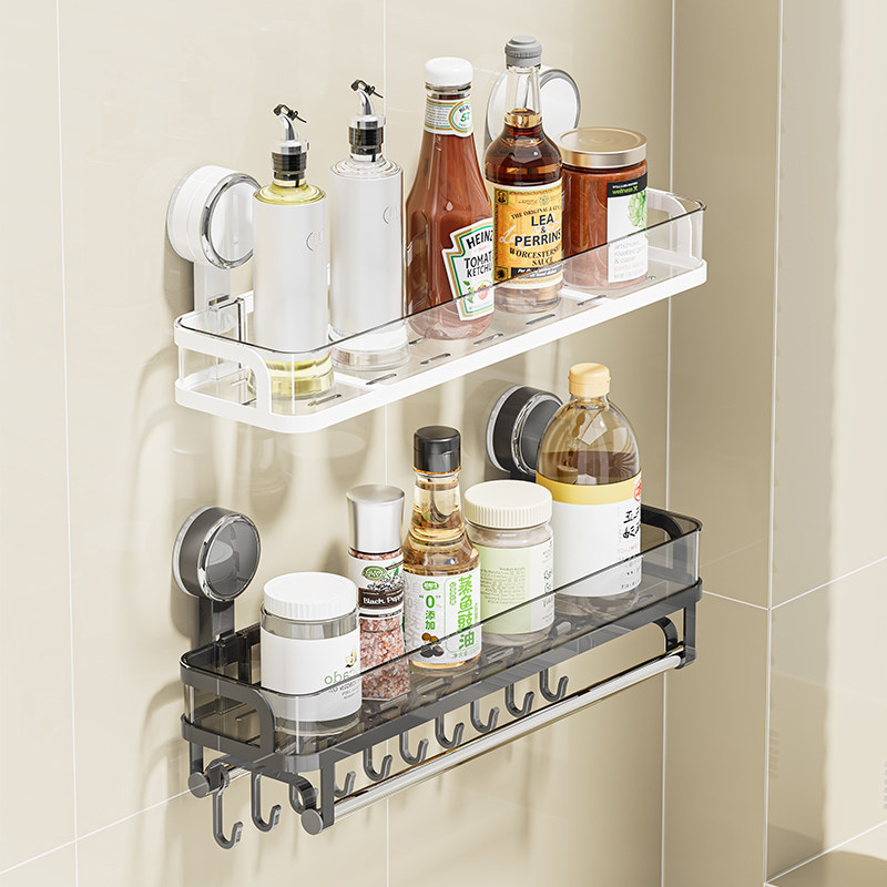 吸盘厨房多功能置物架壁挂家用墙上挂抹布卷筒卫生纸勺子铲子调料,厨房/烹饪用具,厨房置物架/置物柜/角架,淘宝优惠券,粉丝福利购,淘宝优惠卷