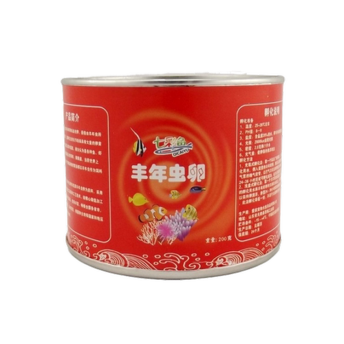 七彩鱼可孵化丰年虾卵丰年虫卵高孵化率大红卵幼鱼苗开口饲料