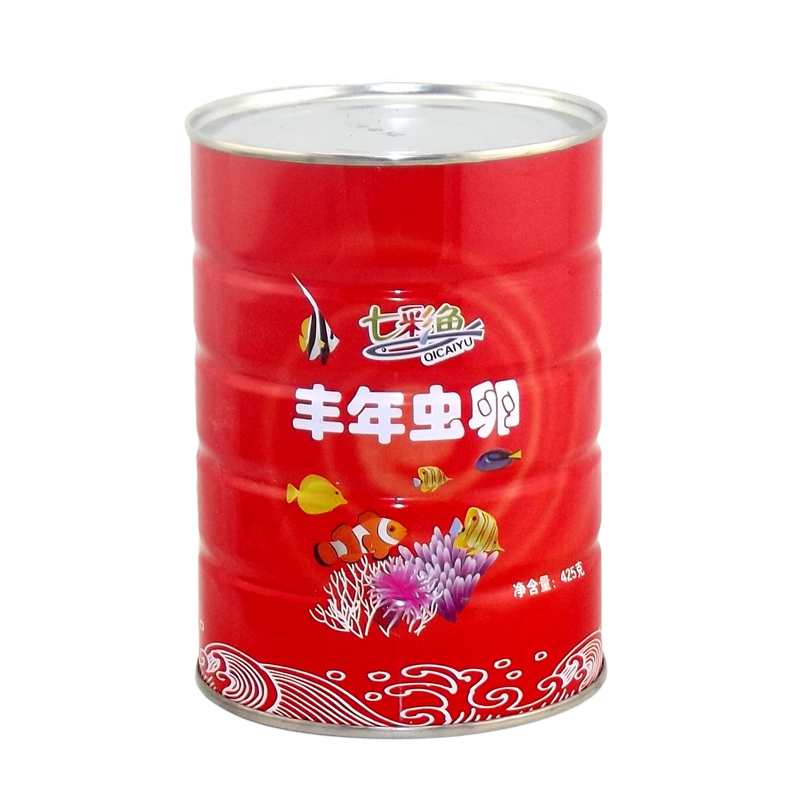 七彩鱼大红卵可孵化丰年虾卵丰年虫卵高孵化率斑马鱼苗开口425克