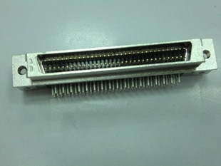 SCSI插座 SCSI 68P 弯公 90度弯脚公头 串口连接器 DB型~
