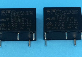 泰科TE OEG功率继电器PCH124D2H 24VDC 24V 5脚5A一开闭33F+