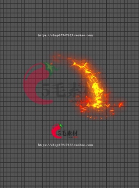 传奇攻击特效素材 金黄色火焰 高清动图全坐标 GJ1