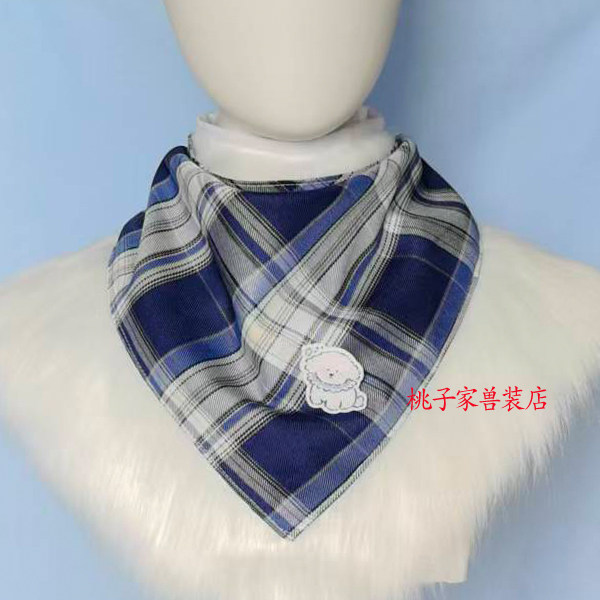 兽装三角巾动漫人物口水巾JK面料不起皱漫展cosplay崽崽配件饰品