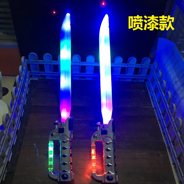 적외선 레이저 검 어린이 음악 플래시 음악 검 새로운 행성 거리 매점 뜨거운 판매 소스 제조업체