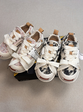 厚底矮子乐开口笑帆布鞋女2024春季新款厚底起司猫笑脸鞋休闲板鞋