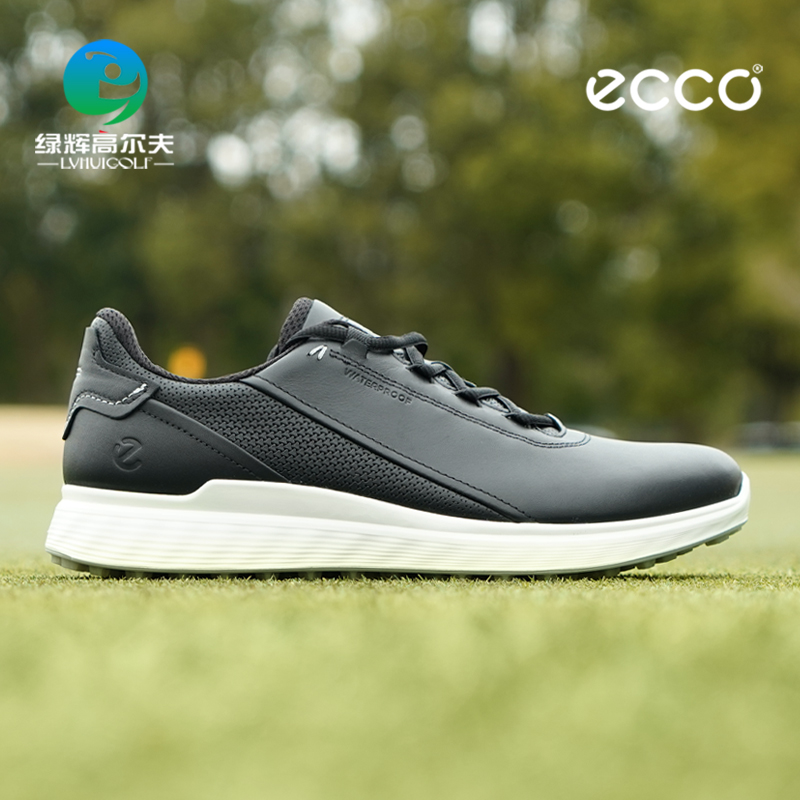 ECCO/爱步高尔夫球鞋男士25新款S休闲系列舒适轻盈防水时尚运动鞋