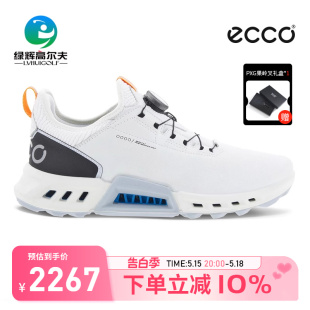 男鞋 防水耐磨休闲运动鞋 新款 Ecco爱步高尔夫球鞋 健步C4系列golf鞋