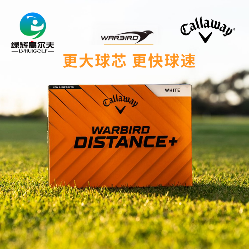 Callaway卡拉威高尔夫球两层球25款 WARBIRD双层球初学练习球12颗