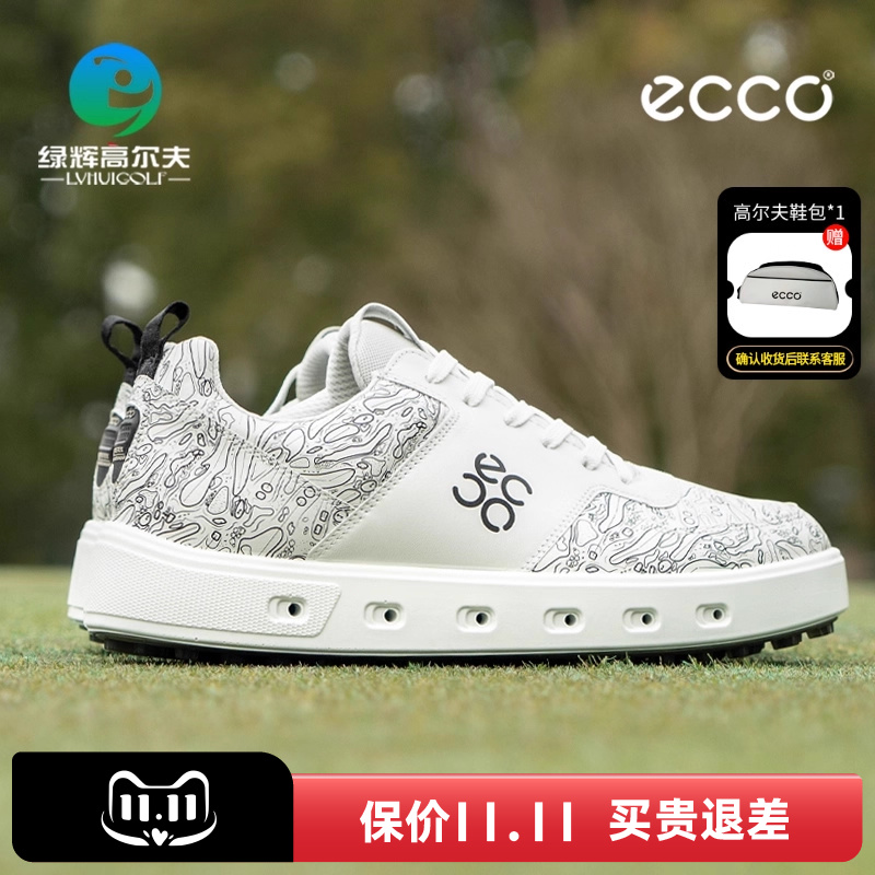 ECCO爱步高尔夫球鞋男士25年新款街头720系列时尚休闲防水运动鞋