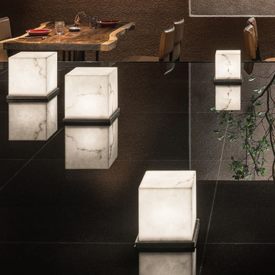 冰块几何体充电户外草坪灯别墅庭院花园装饰地埋灯防水景观柱头灯