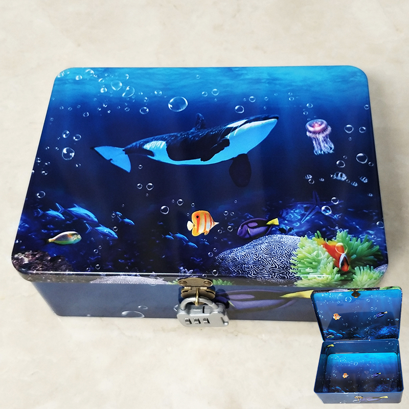 带锁小型半岛钥匙储物盒