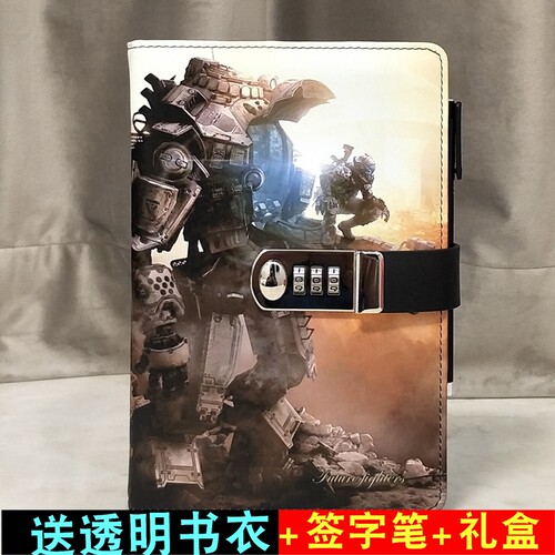 铁文章A5密码本创意学生日记本带锁笔记本子日韩加厚手账本文具密