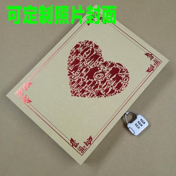密码盒子 空纸盒 日记本盒子 定制图案收纳铁盒 收纳储物盒 包邮