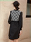 HAPPY HOUSE FASHION STITCHING MATERNITY DRESS LONG SKIRT 2025 NEW AUTUMN WINTER MATERNITY DRESS TIDE MOM MATERNITY WINTER DRESS