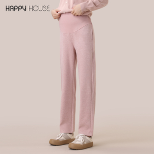 时尚 2025新款 显瘦老爹裤 外穿孕妇裤 子 快乐屋孕妇糯米裤 春秋裤 秋季