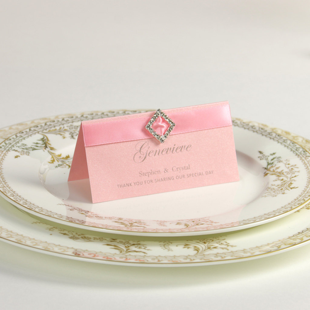 Minling欧式粉色系婚礼席位卡/单面座位卡/钻扣嘉宾名卡NameCard|msdalam kategori bekalan perayaan/hadiah, kad kerusi - dari Buy2taobao.com untuk memberikan perkhidmatan ejen Taobao profesional membeli