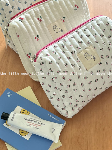 绗缝大容量收纳包妈咪包化妆包