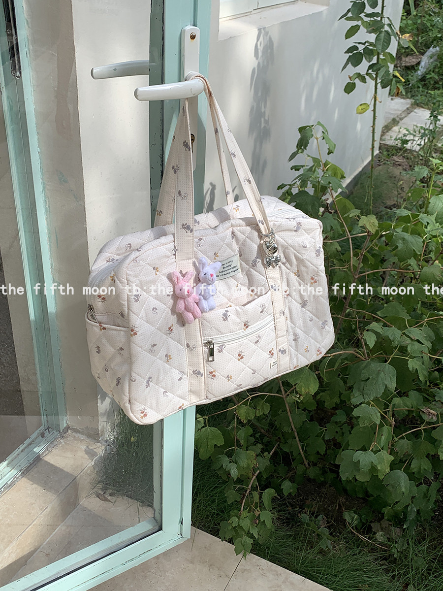 thefifthmoon可爱小兔绗缝大容量旅行包收纳出行包待产包幼儿园包,箱包皮具/热销女包/男包,通用款女包,淘宝优惠券,粉丝福利购,淘宝优惠卷