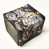 游戏王卡盒白森林卡牌盒OPCGWSPTCG皮收纳盒桌游影之诗卡片保护盒