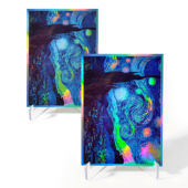 游戏王卡套符文战场妹套梵高星空牌套黑白双翼WS宝可梦万智保护套