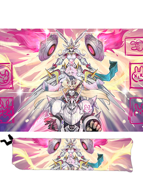 游戏王百夫长卡垫从重骑卡牌垫单人橡胶对战桌垫ygo playmat diy