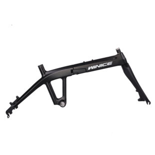 20寸折叠碳纤维车架碟刹架WINICE超轻便携式通勤